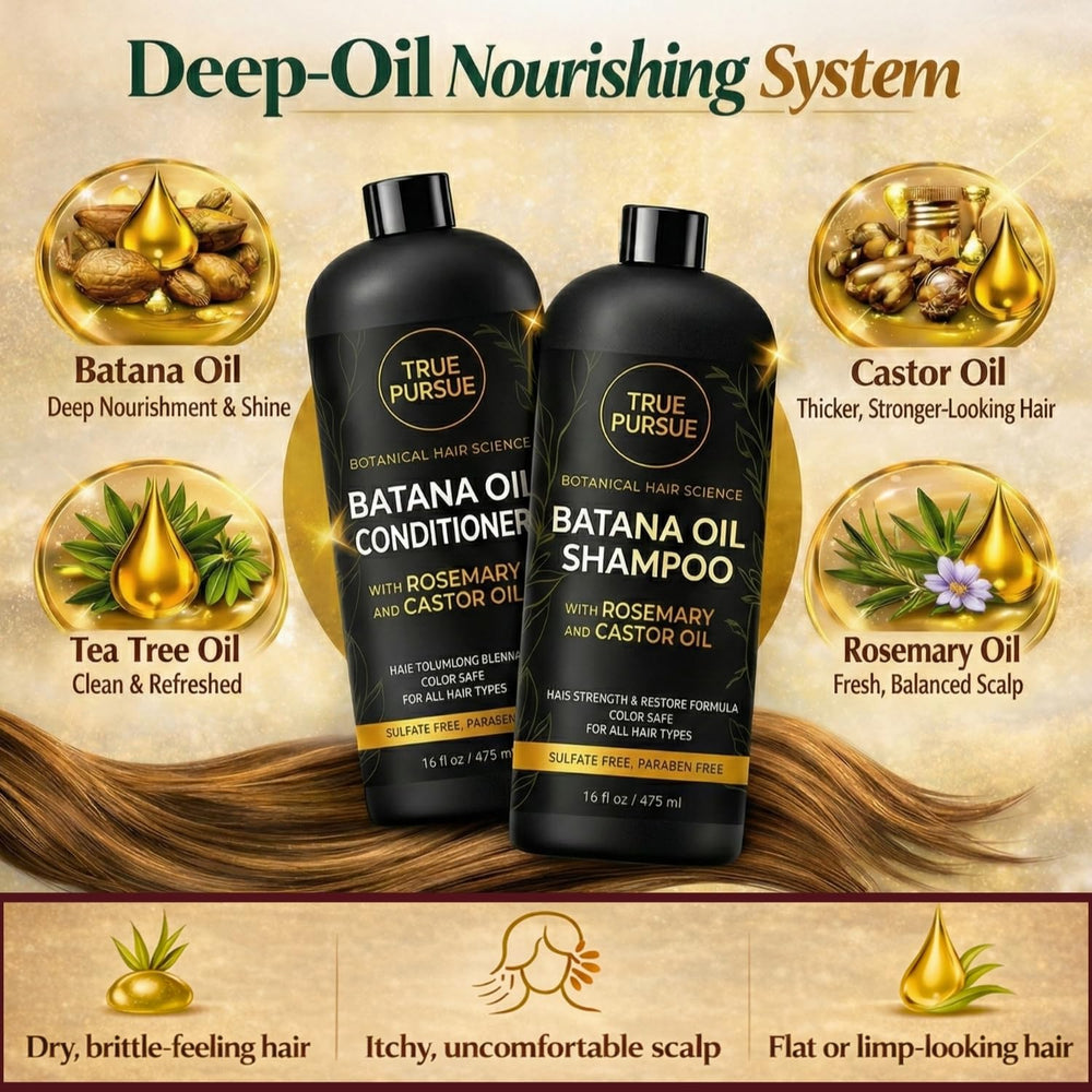 trué-pursué apres-shampoing batana en flacon, nourrit et lisse les cheveux
