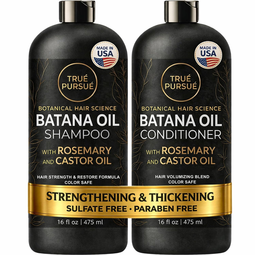 trué-pursué shampoing batana en flacon, texture nourrissante et démêlage facile