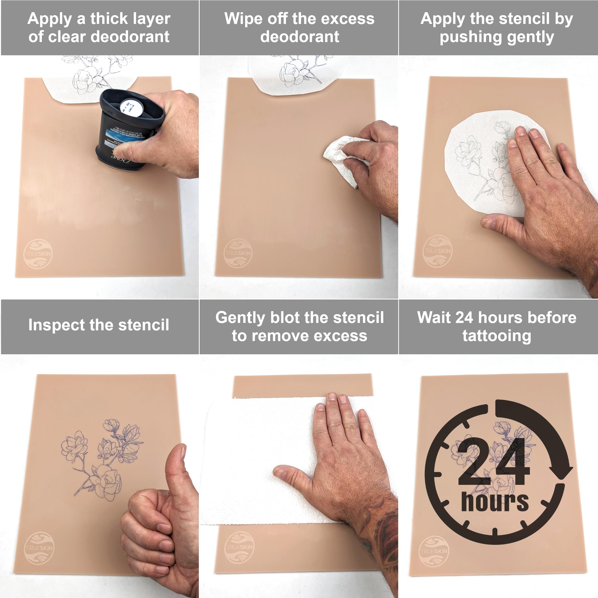 TrueSkin Platinum peau d entraînement silicone en atelier pour essais variés