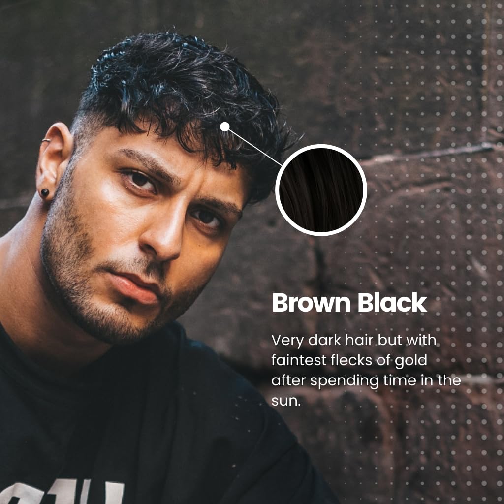 True Sons Mousse Coloration Cheveux Homme - application précise et facile.