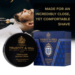Truefitt et Hill Trafalgar parfum discret épicé accompagne le rituel.