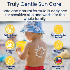 TruKid plage et enfant profitant du soleil en sécurité