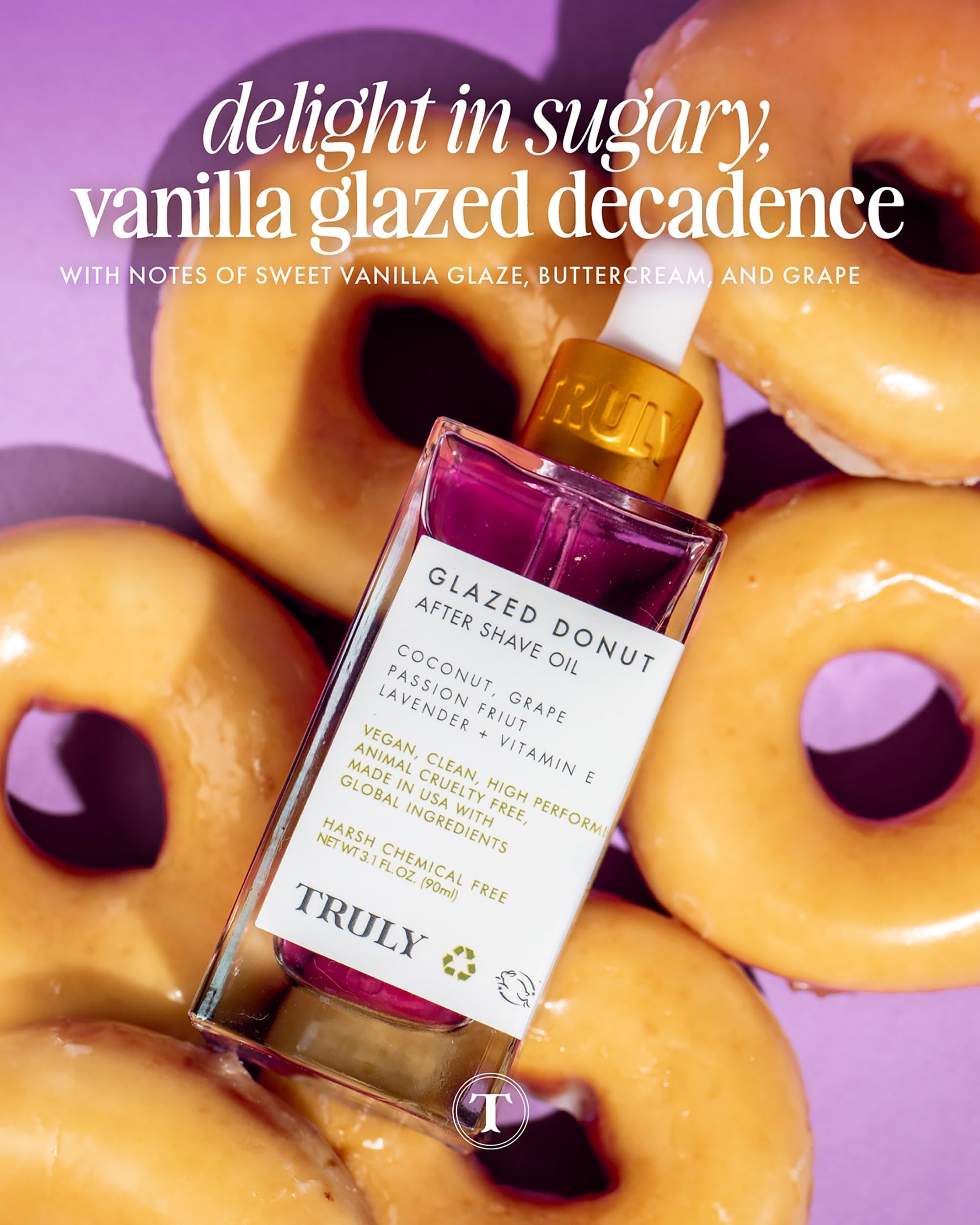 Truly Glazed Donut – fabriqué aux États‑Unis avec des ingrédients mondiaux.