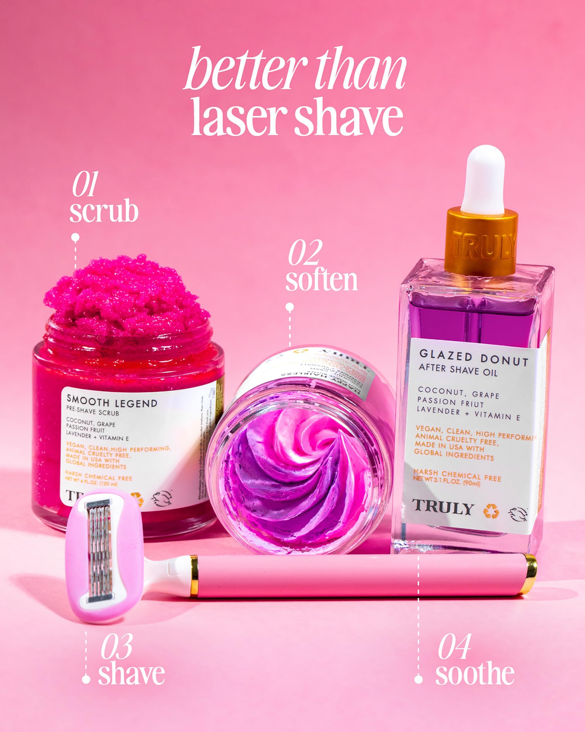 Truly Glazed Donut – formulation vegan et cruelty-free respectant votre routine beauté.