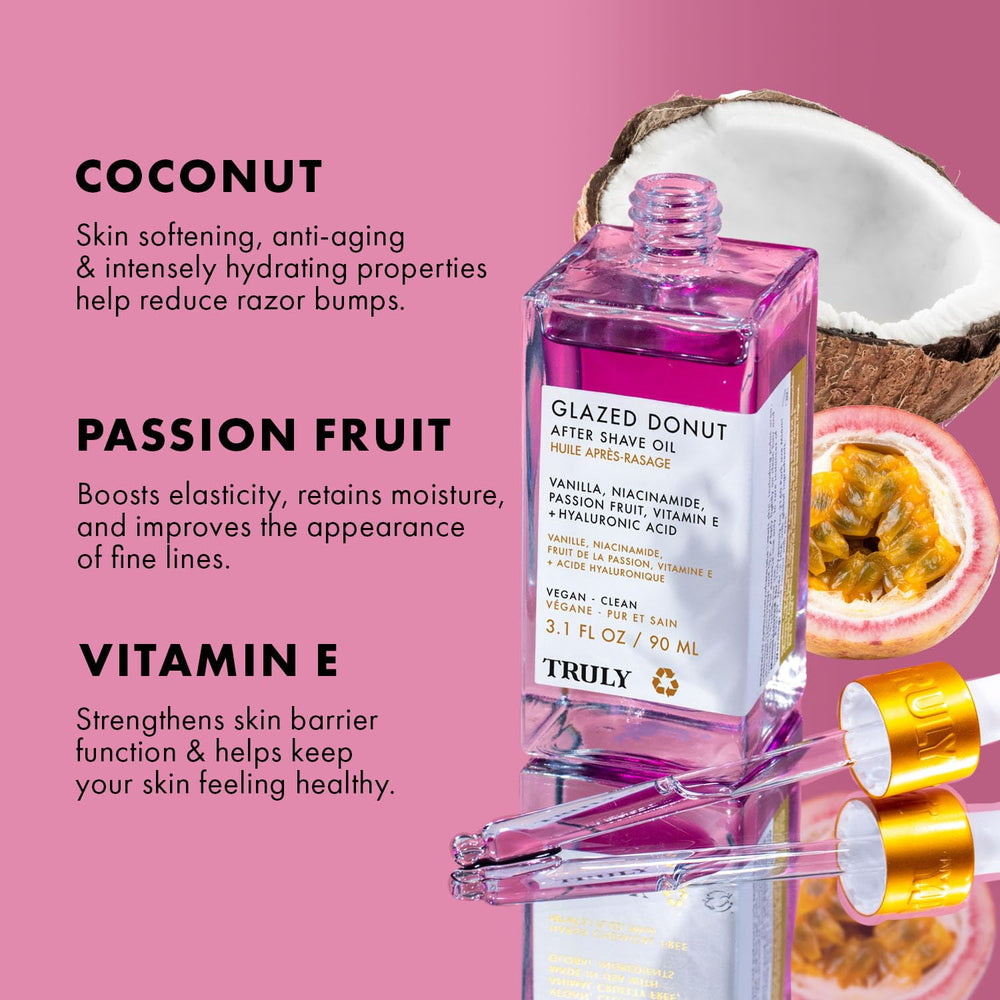Truly Glazed Donut – texture glisse douce pour rasage confortable.