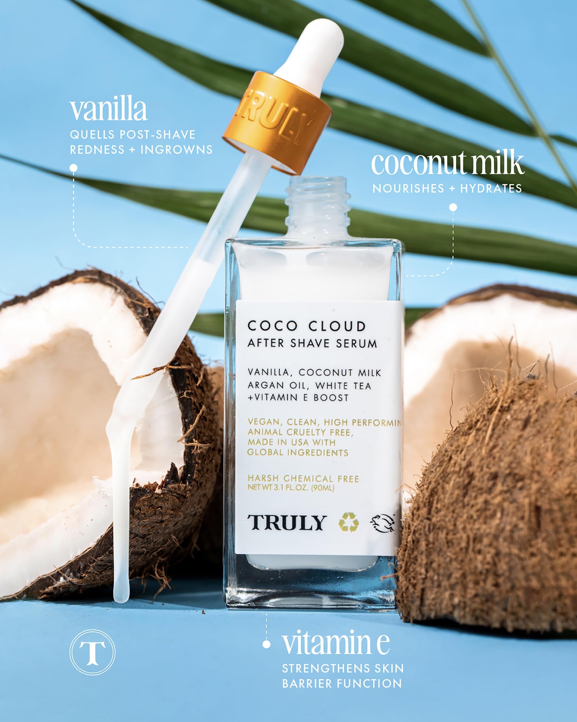 Hydratation ciblée grâce à l’huile d’argan dans le Coco Cloud Truly.