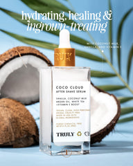 Texture fluide du serum Coco Cloud offrant douceur et absorption rapide.