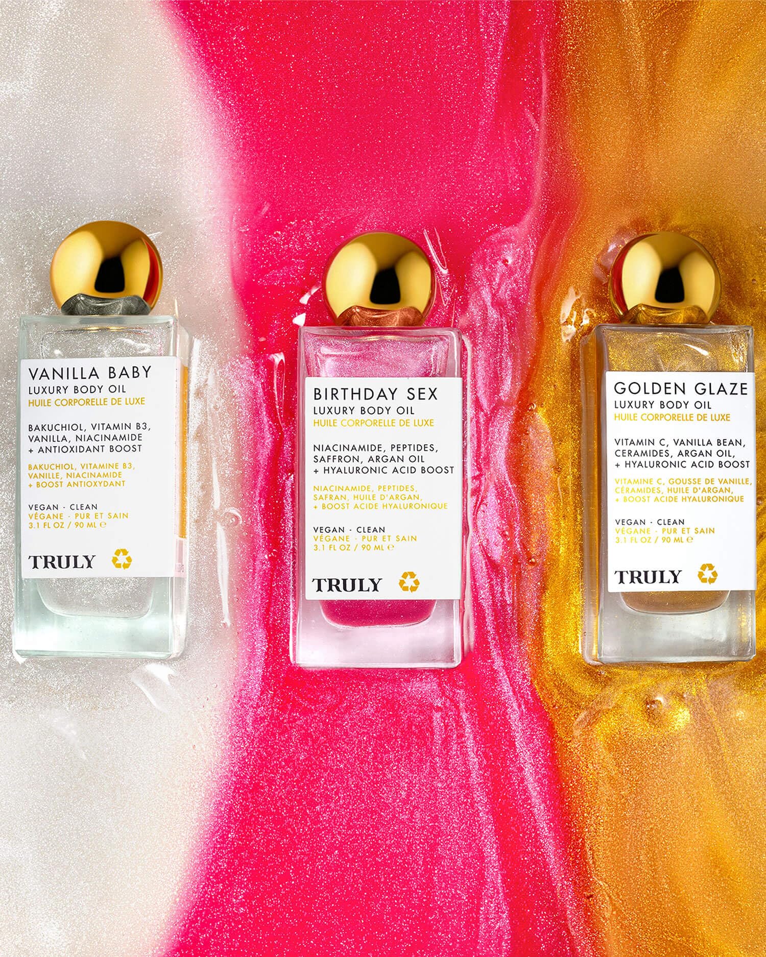 Fini soyeux et peau visiblement nourrie avec Truly.
