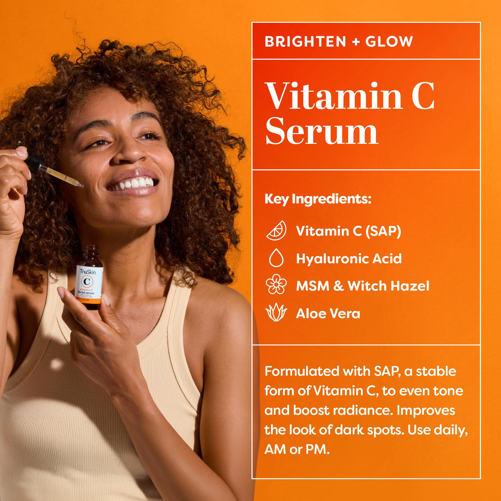 TruSkin Ingrédients – vitamine E, aloe et cica pour hydratation et douceur.