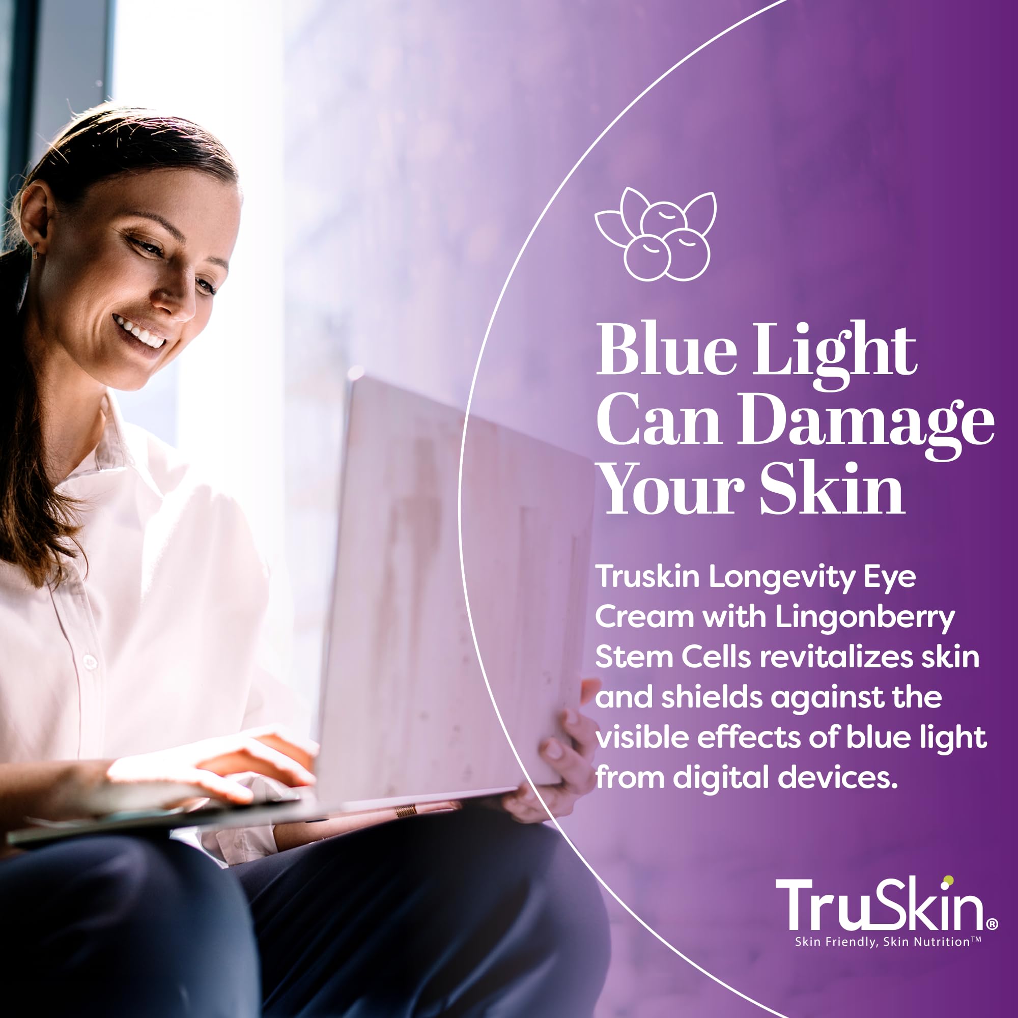 TruSkin Longevity extrait Bakuchiol, alternative végétale au rétinol.