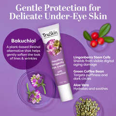 TruSkin Longevity texture crème yeux prête à l’application.