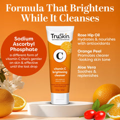TruSkin mousse lavante, texture légère purifiant la peau.