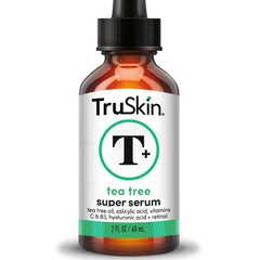 Sérum TruSkin à l’arbre à thé visage, flacon pompe – application douce et précise