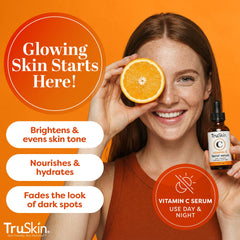 TruSkin Sérum vitamine C - doseur pompe: application précise et rapide.