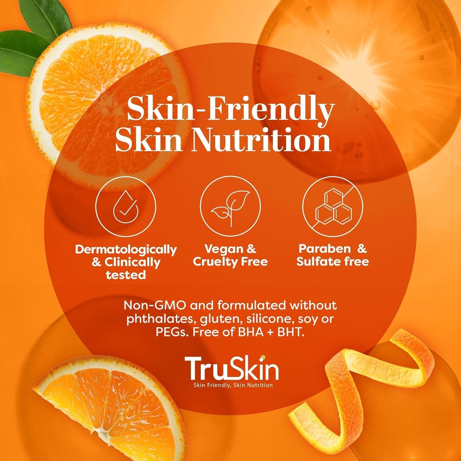 TruSkin vitamine C nuit crème — application nocturne, peau plus lumineuse au réveil.