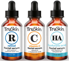 TruSkin Vitamine C – bouteille lumineuse pour un teint éclatant et uniforme.