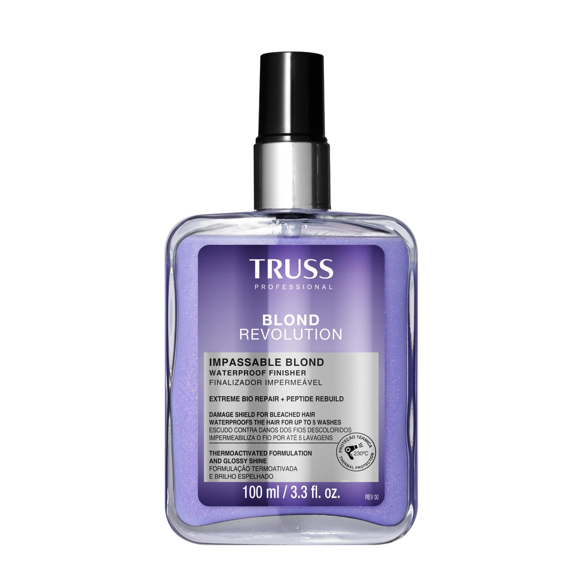 TRUSS Blond Revolution: bouteille-protection-imperméable pour cheveux blonds.