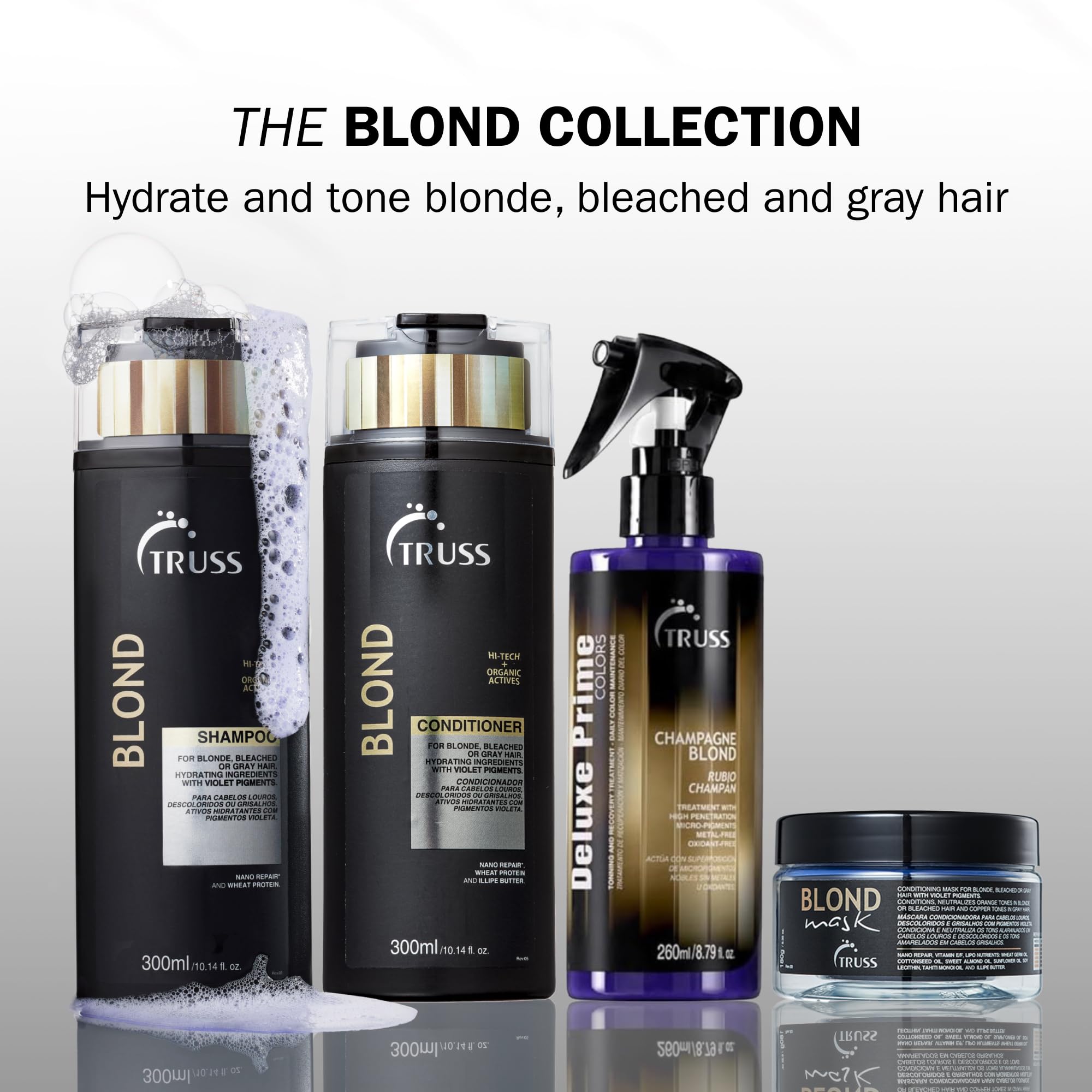 TRUSS contrôle du ton – réglage personnalisé selon la porosité des cheveux.