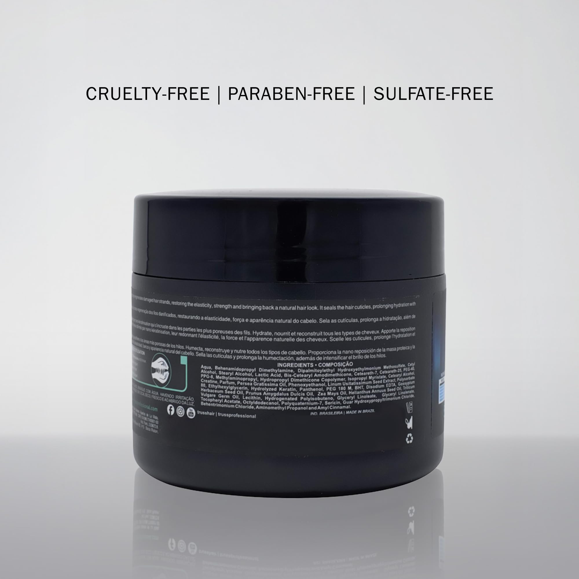 TRUSS Net Deep Conditioning masque contrôle de l'humidité pour cheveux lisses