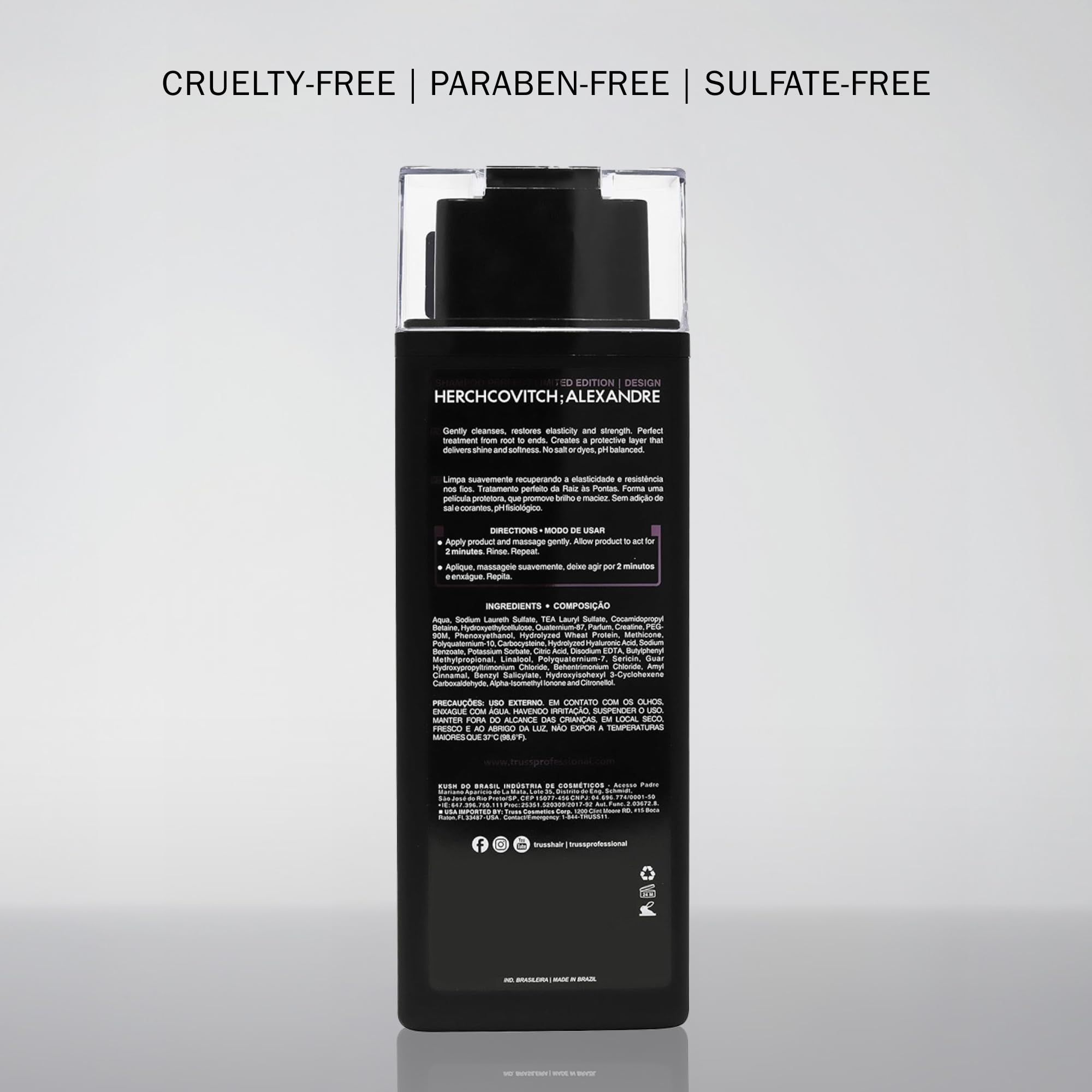 TRUSS Shampoing utilisé en salon – renforçant les cheveux