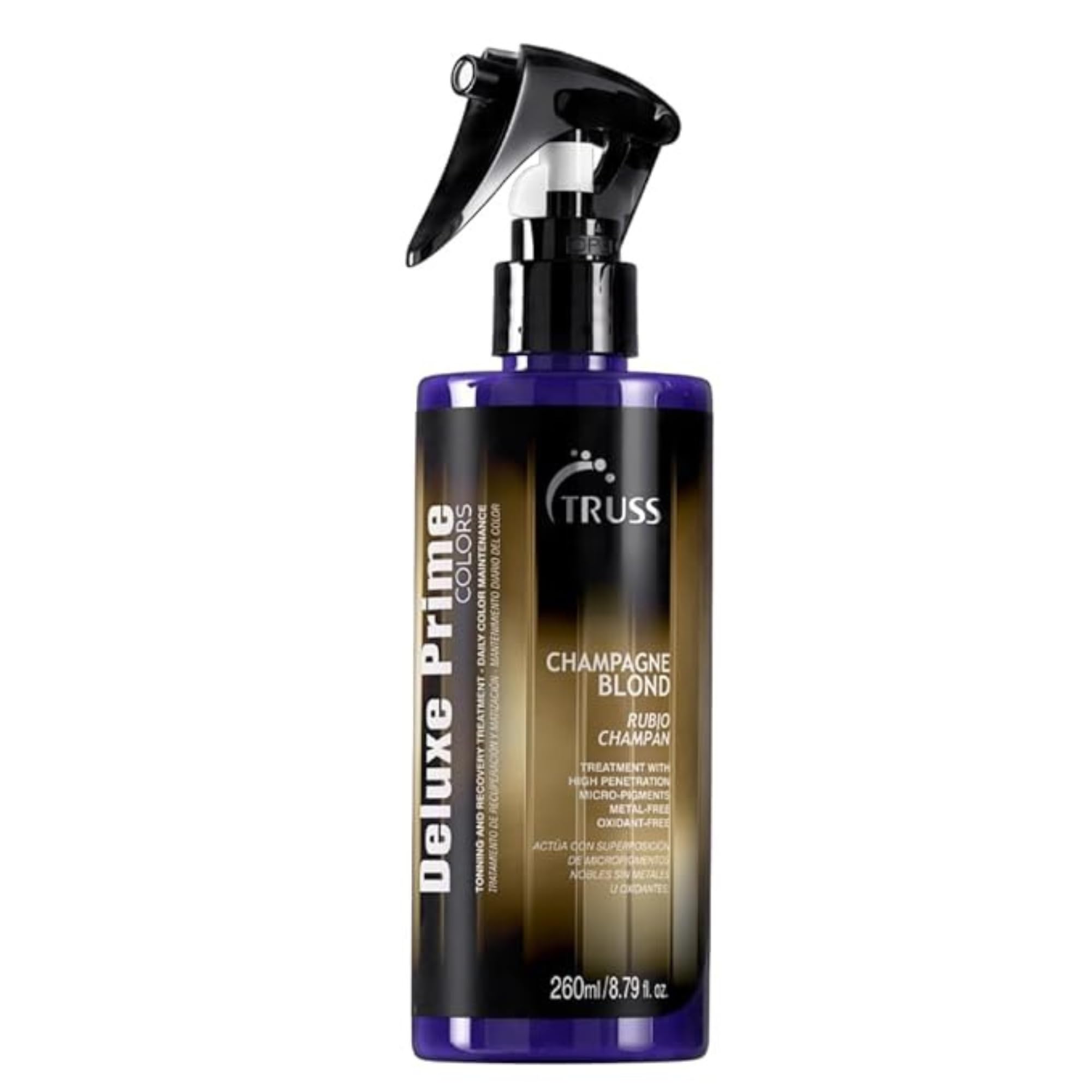 TRUSS spray violet pour cheveux – tonifiant neutralisant les tons jaunes.
