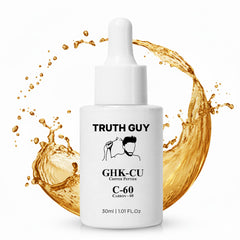 Truth Guy sérum visage-cheveux, favorise densité et élasticité cutanée.