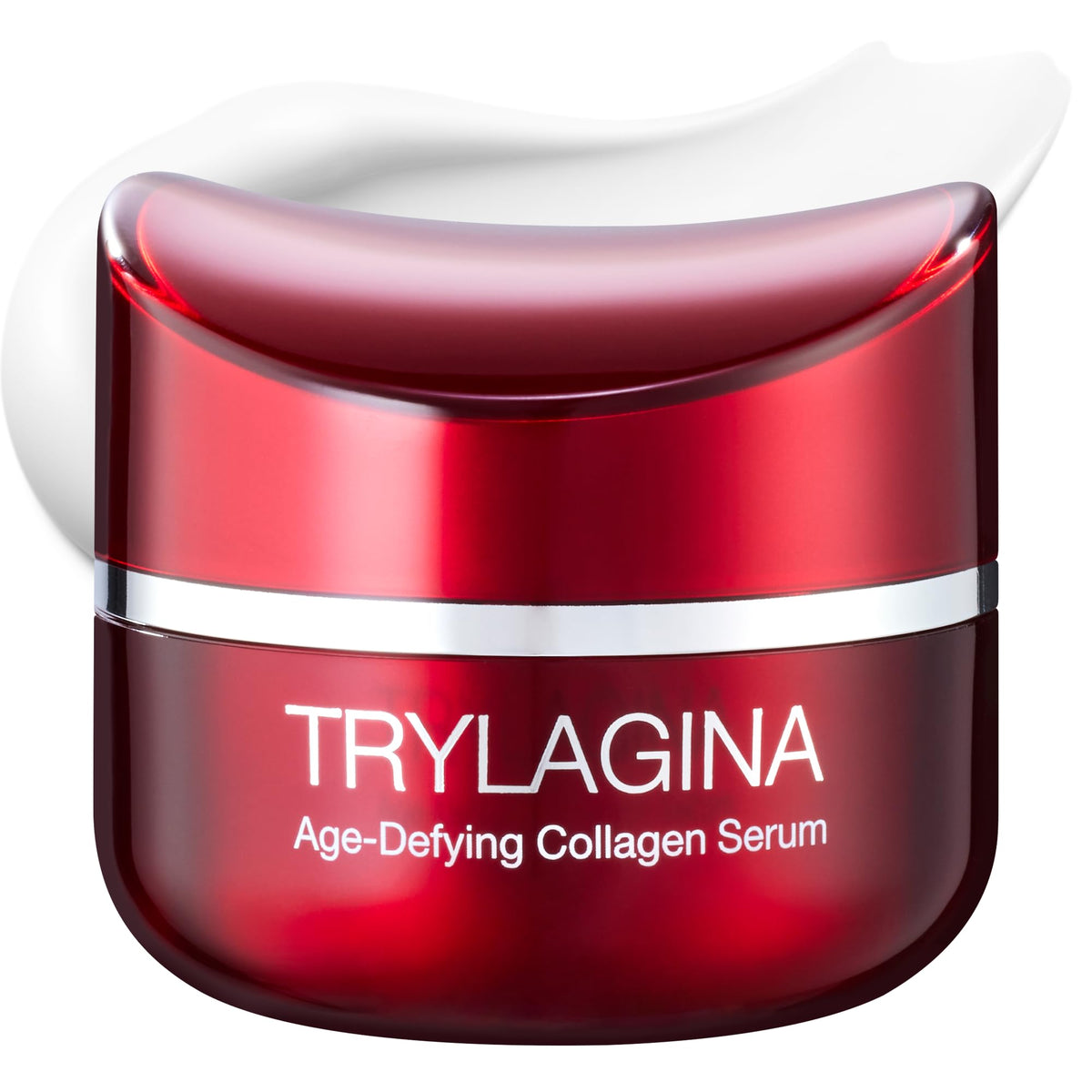 Trylagina Sérum 12X – bouteille claire montrant hydratation et anti‑âge.
