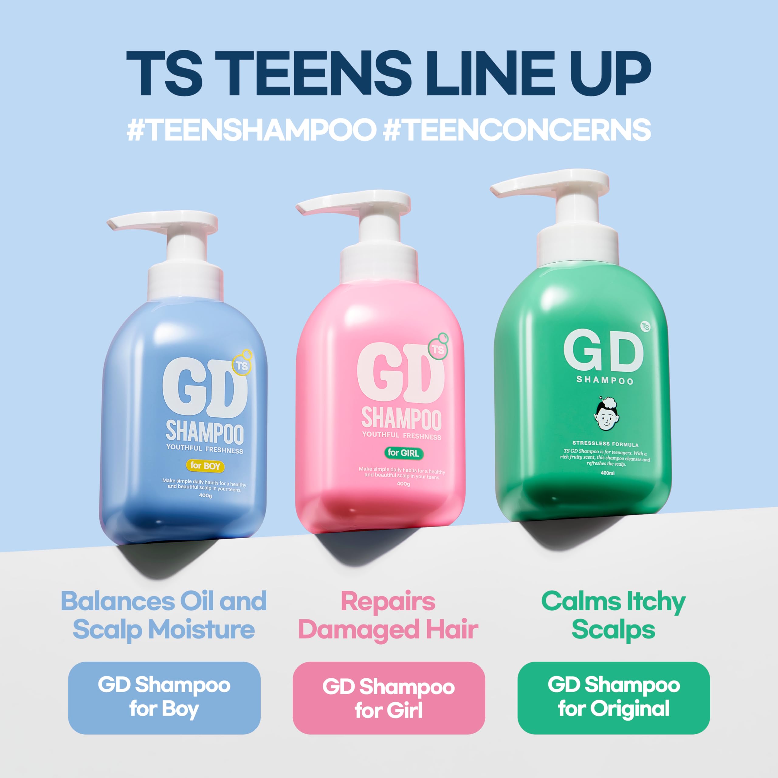 Idéal pour adolescents, routine capillaire simple et efficace