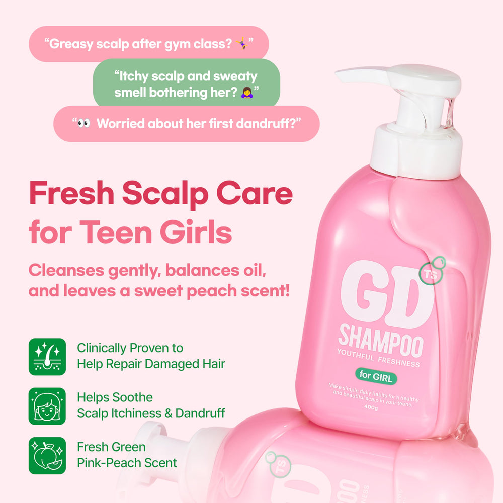 TS GD Shampoo probiotiques – mise en avant du microbiome du cuir chevelu.