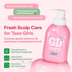 TS GD Shampoo probiotiques – mise en avant du microbiome du cuir chevelu.