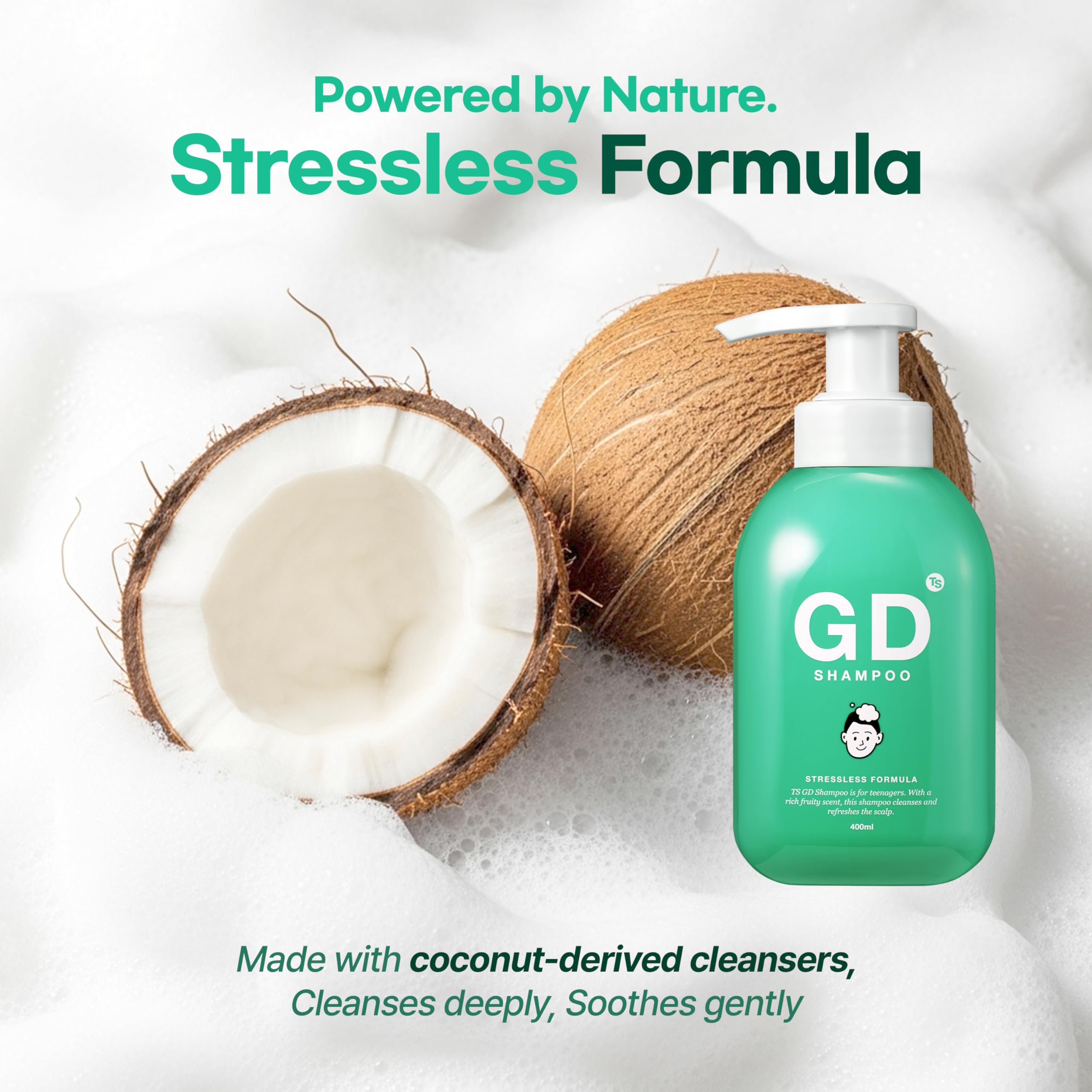 TS GD Shampoo formule douce sans silicone pour adolescents sensibles