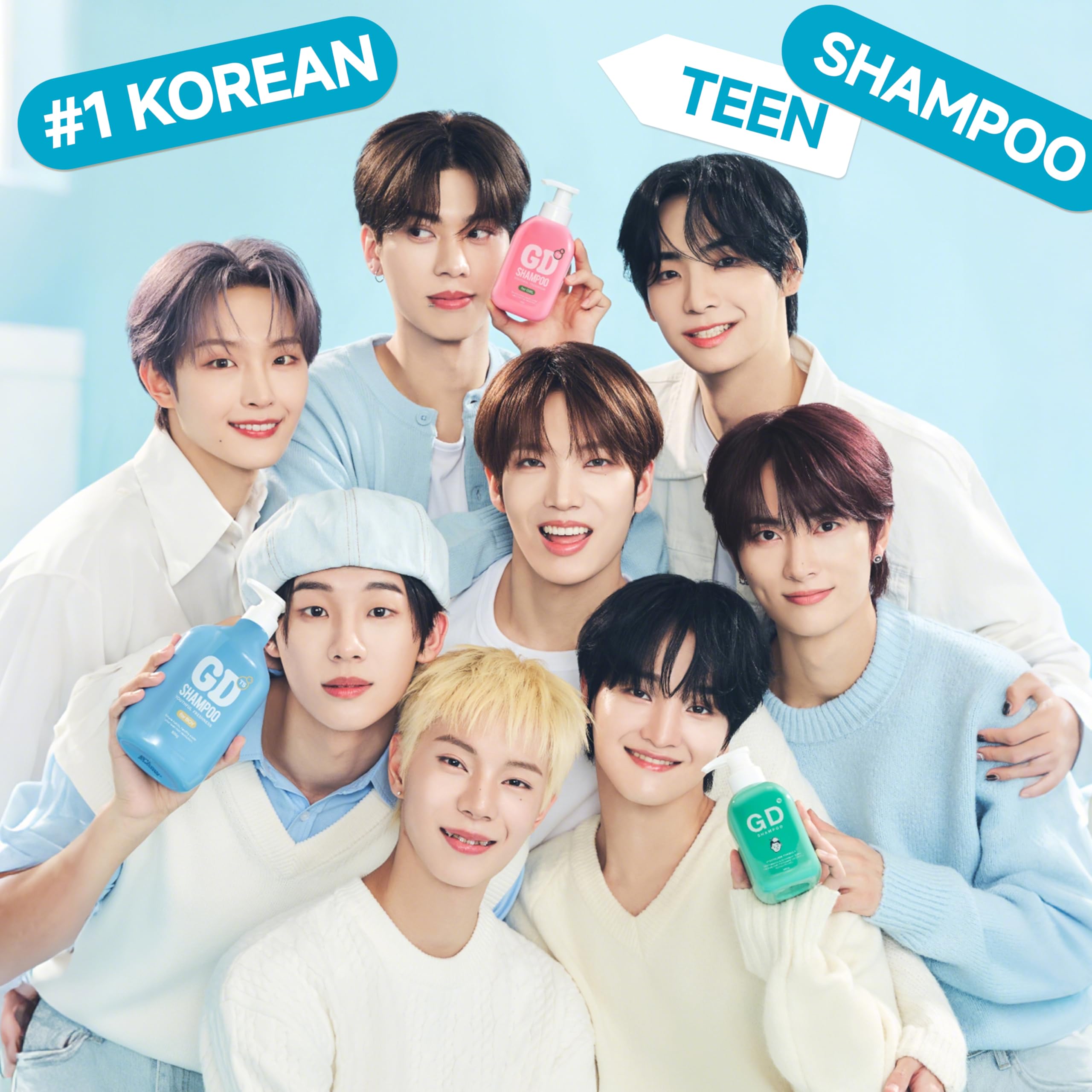 TS GD Shampoo sans SLS et SLES pour routine sûre