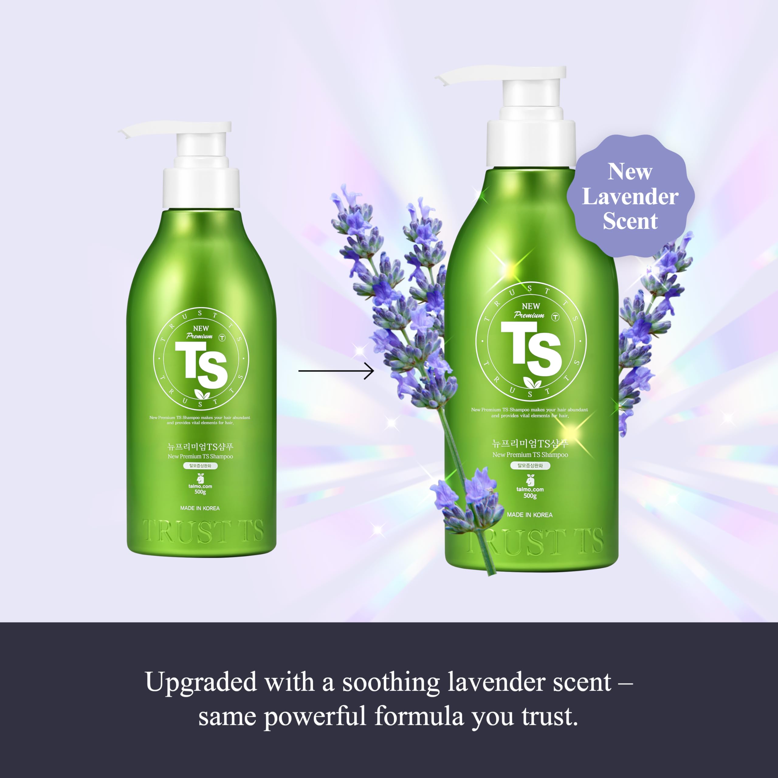 Texture crème et mousse légère du TS SHAMPOO