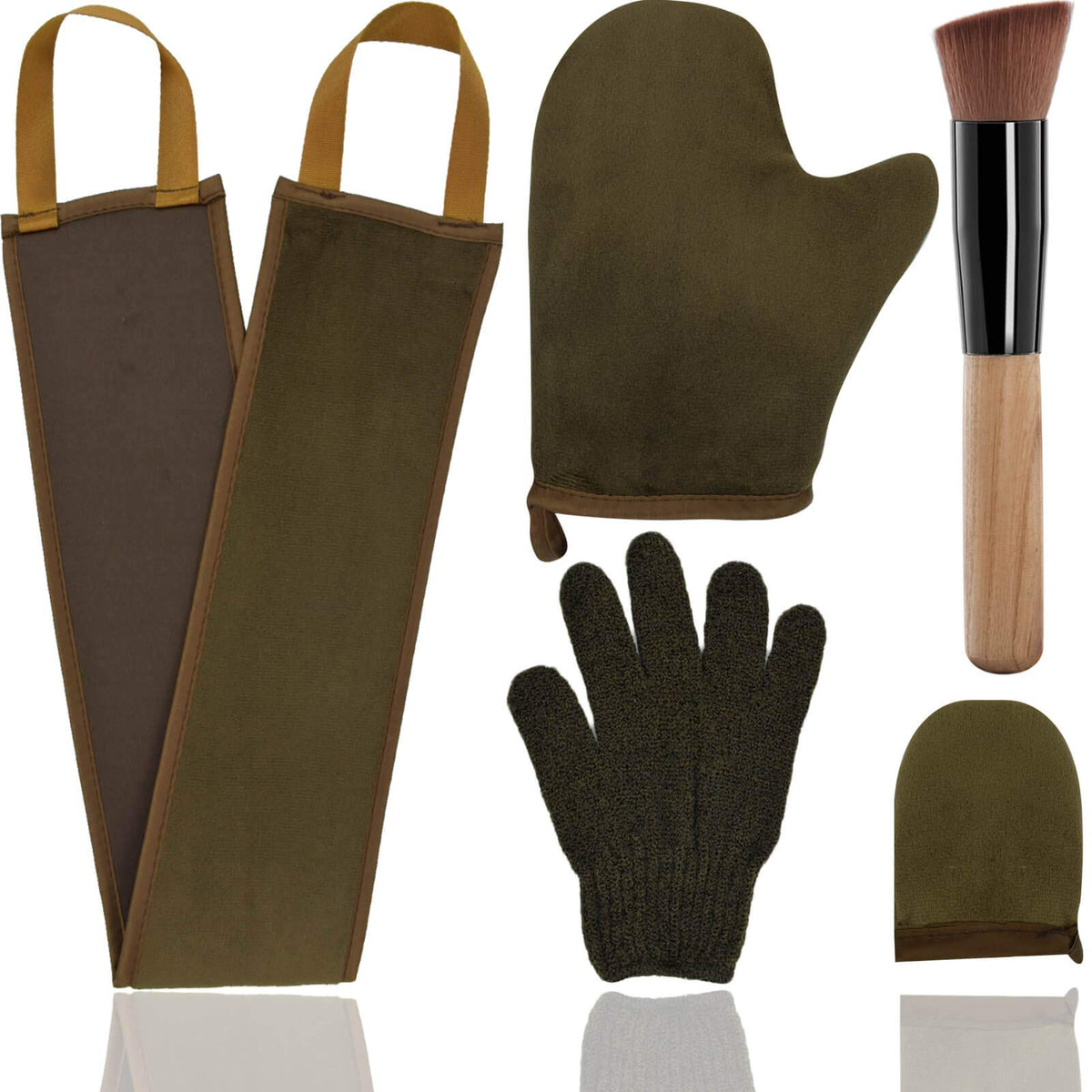 TSAIYI ensemble gants auto-bronzant 5 pièces pour une application homogène