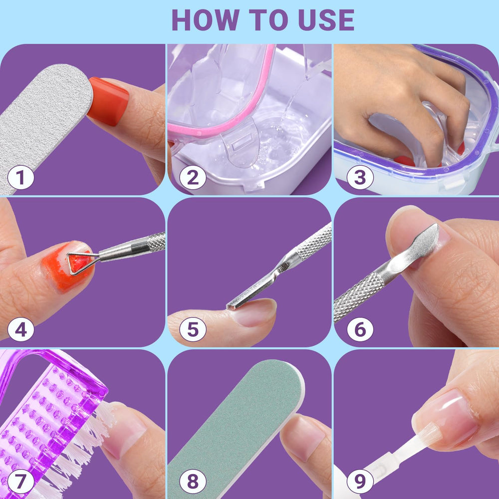 Brosse nettoyage TsMADDTs pour démarrer une manucure sans effort