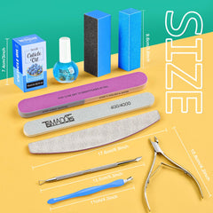 Tampons-polissage TsMADDTs: finition lisse et durable pour ongles propres.