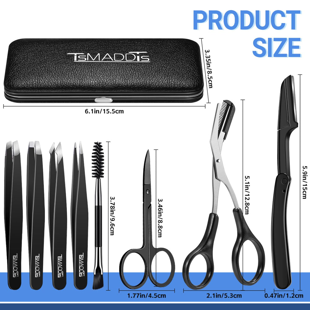 TsMADDTs ciseaux pour sourcils, coupe nette et précision optimale