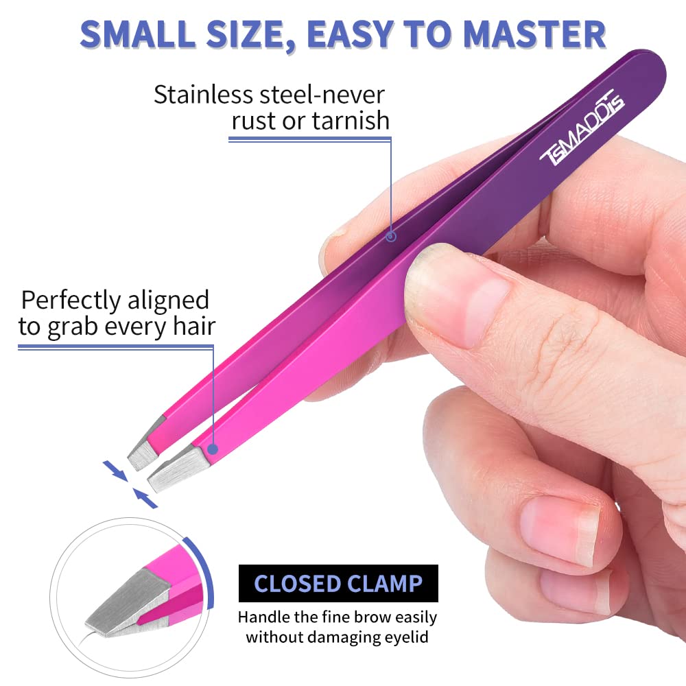 Ciseaux sourcils incurves TsMADDTs pour contours propres.