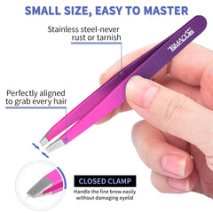 Ciseaux sourcils incurves TsMADDTs pour contours propres.