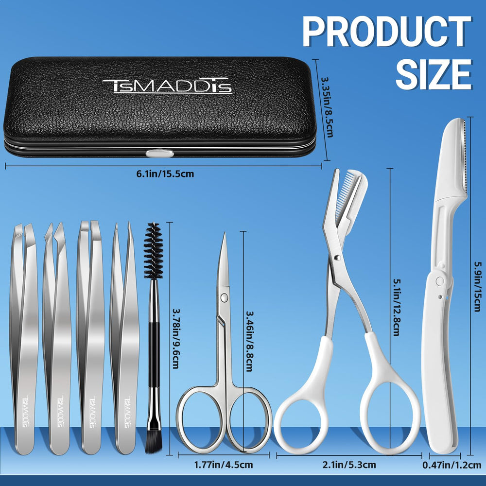 TsMADDTs ciseaux à sourcils précis pour tailler rapidement les poils.
