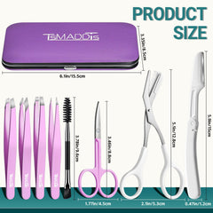 TsMADDTs ciseaux sourcils précision, coupe nette et définitions propres.