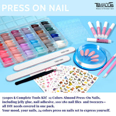 TsMADDTs colle pour ongles de 10 g, fixation rapide et fiable
