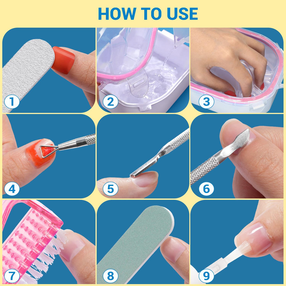 tsmaddts kit complet soins ongles domicile