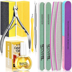 TsMADDTs kit-manucure complet: outils essentiels pour une manucure maison efficace