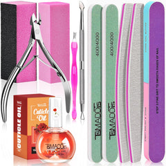 TsMADDTs kit d’outils de manucure complet pour un soin des ongles à domicile.