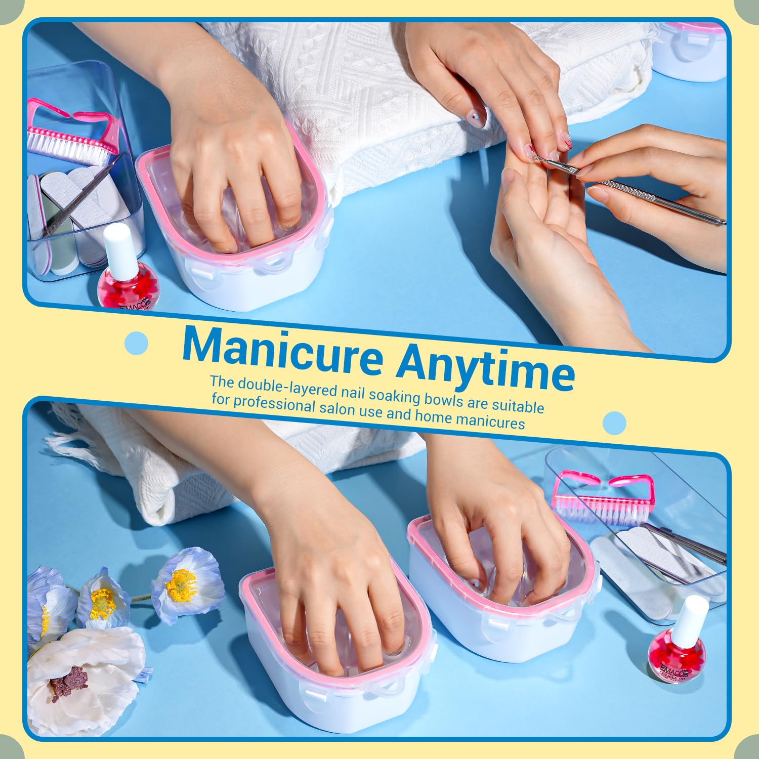 tsmaddts kit retrait dip pour retirer facilement les poudres dip