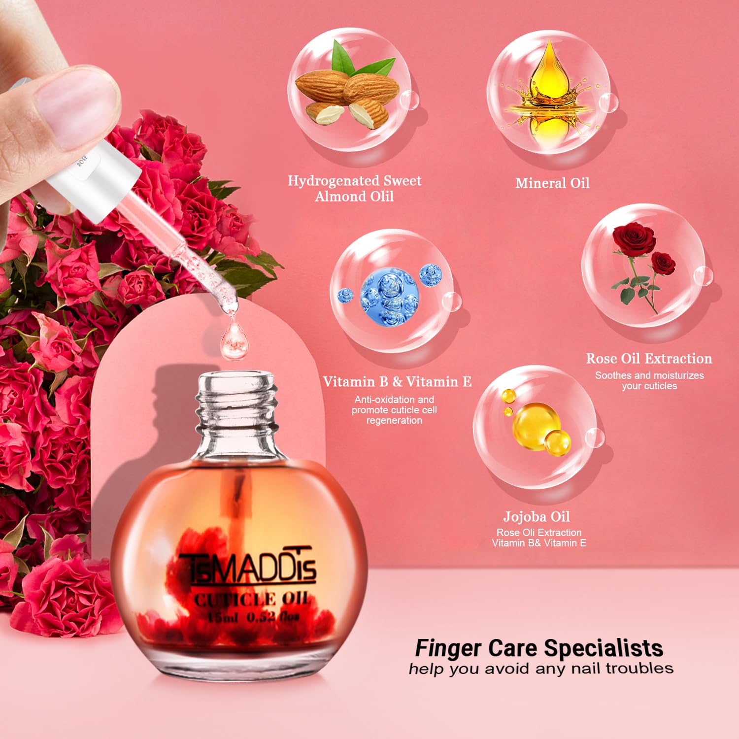 TsMADDTs lime à ongles grains 100-180 pour sculpter et lisser les contours.