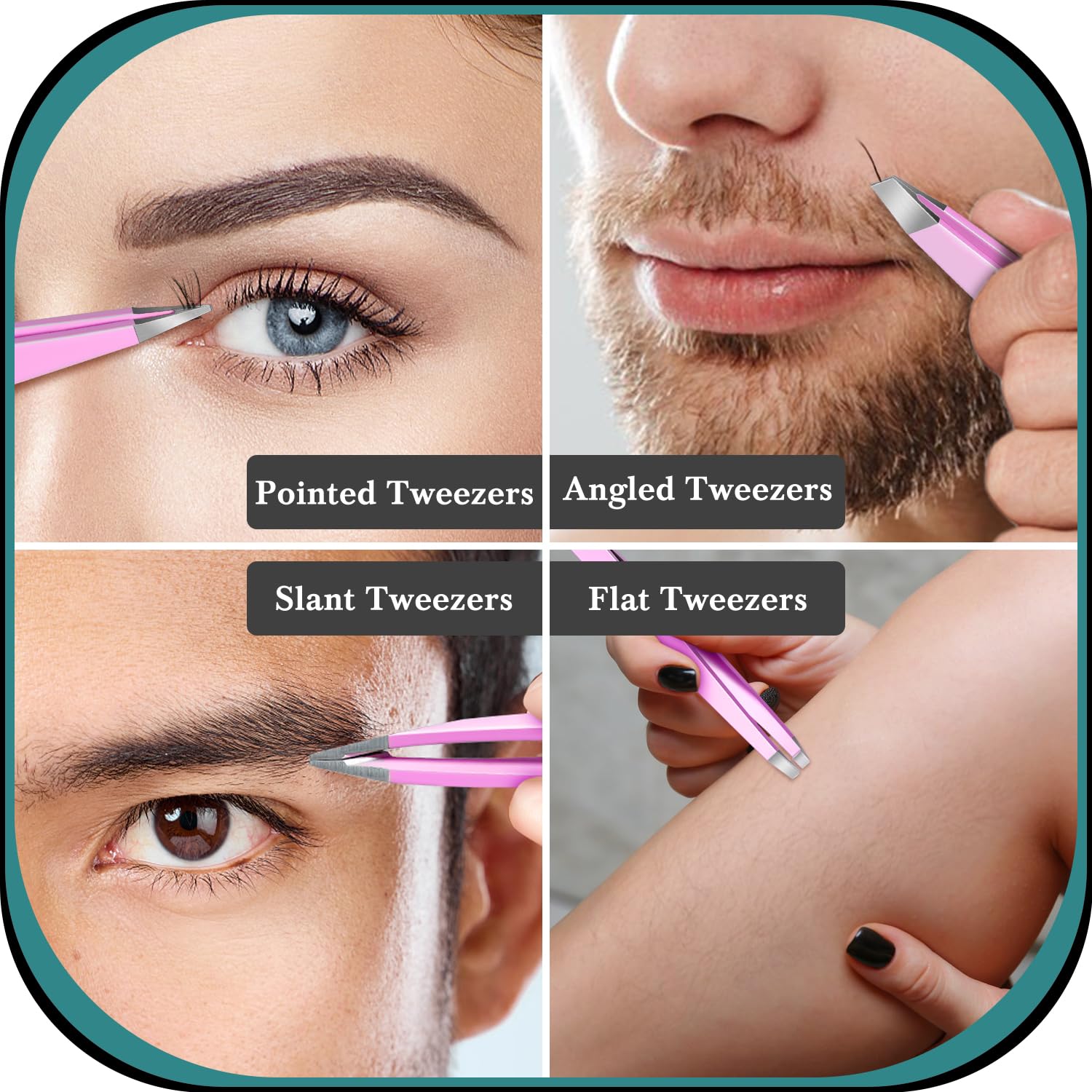 TsMADDTs pinces sourcils angulees, poursuite d’une forme précise.