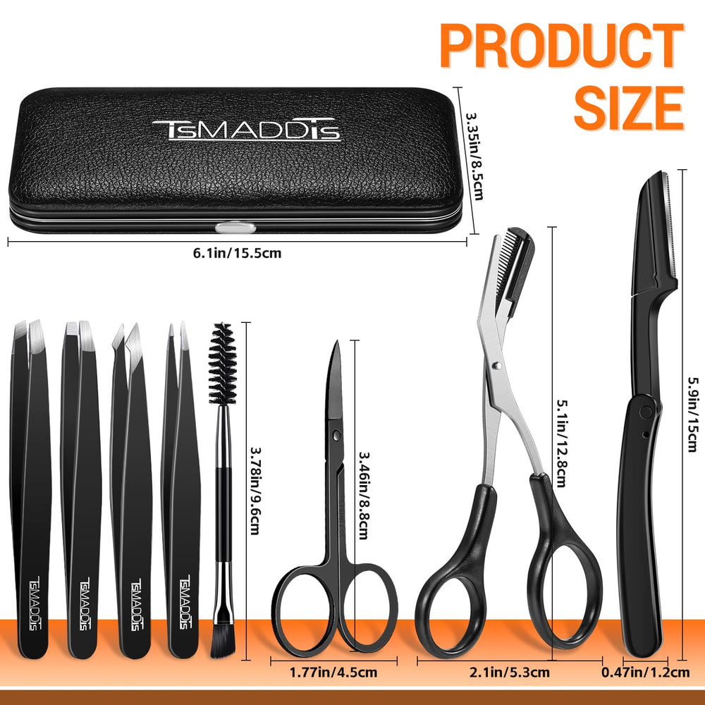 TsMADDTs pince à sourcils pointue offre une précision contrôlée