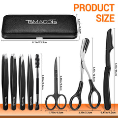 TsMADDTs pince à sourcils pointue offre une précision contrôlée